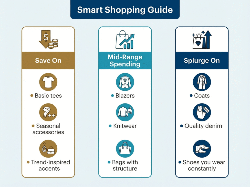 Building a Capsule Wardrobe - Shopping Guide Infographic