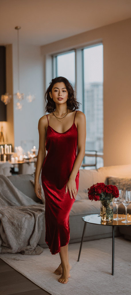 Valentine's Day at Home - At Home Outfit Image