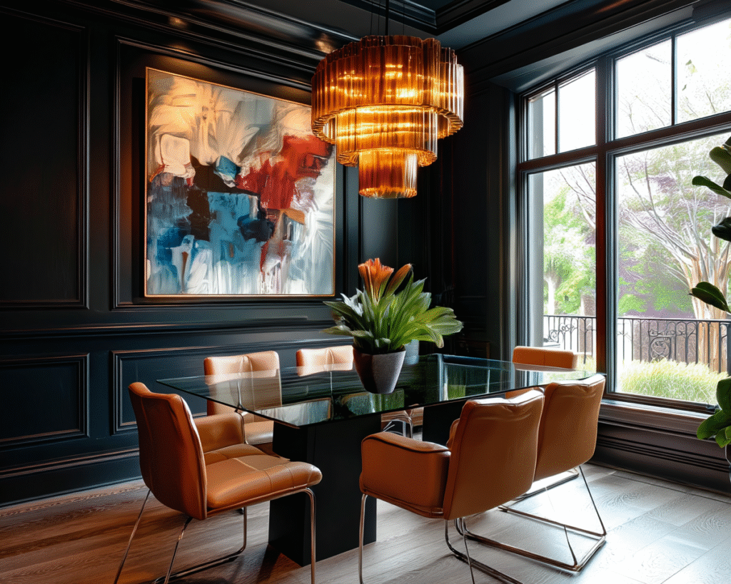 Formal Dining - Bold Color Image