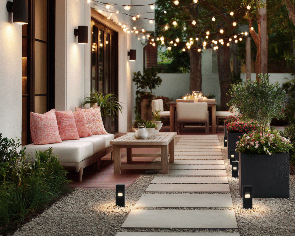 Spring Outdoor Reset - Evening Lighting Image