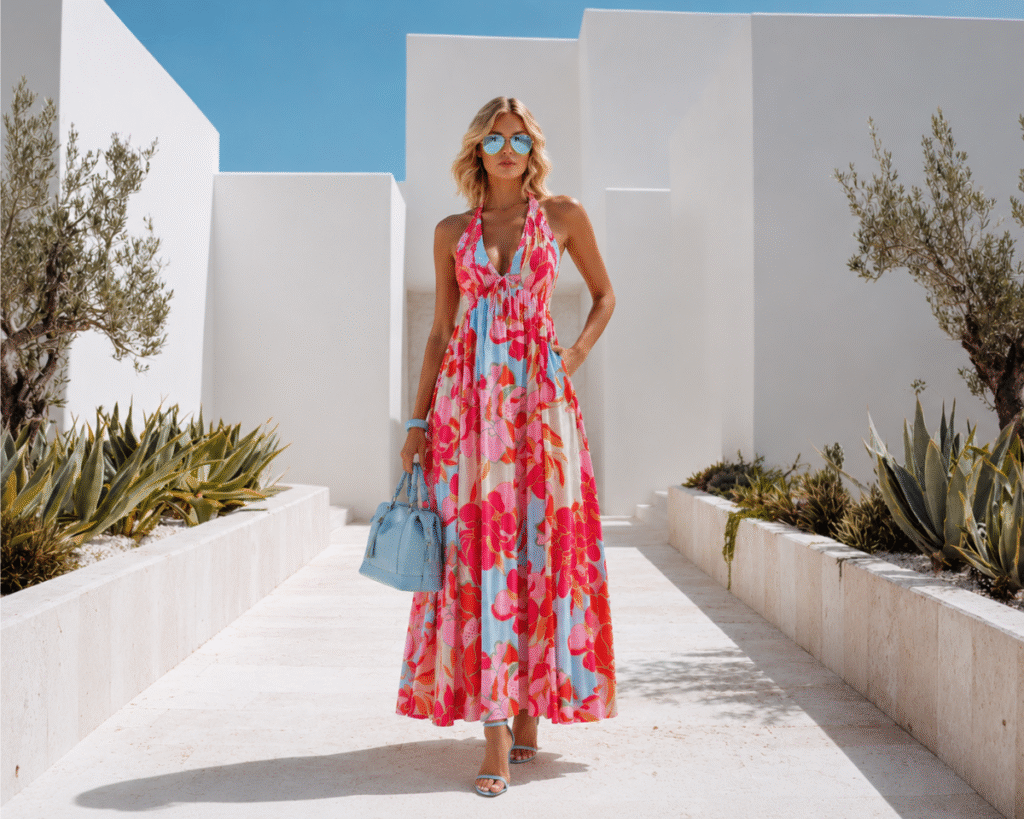 Fashion Look: Soft Blue Summer Bloom Image Fashion Look: Soft Blue Summer Bloom Image
