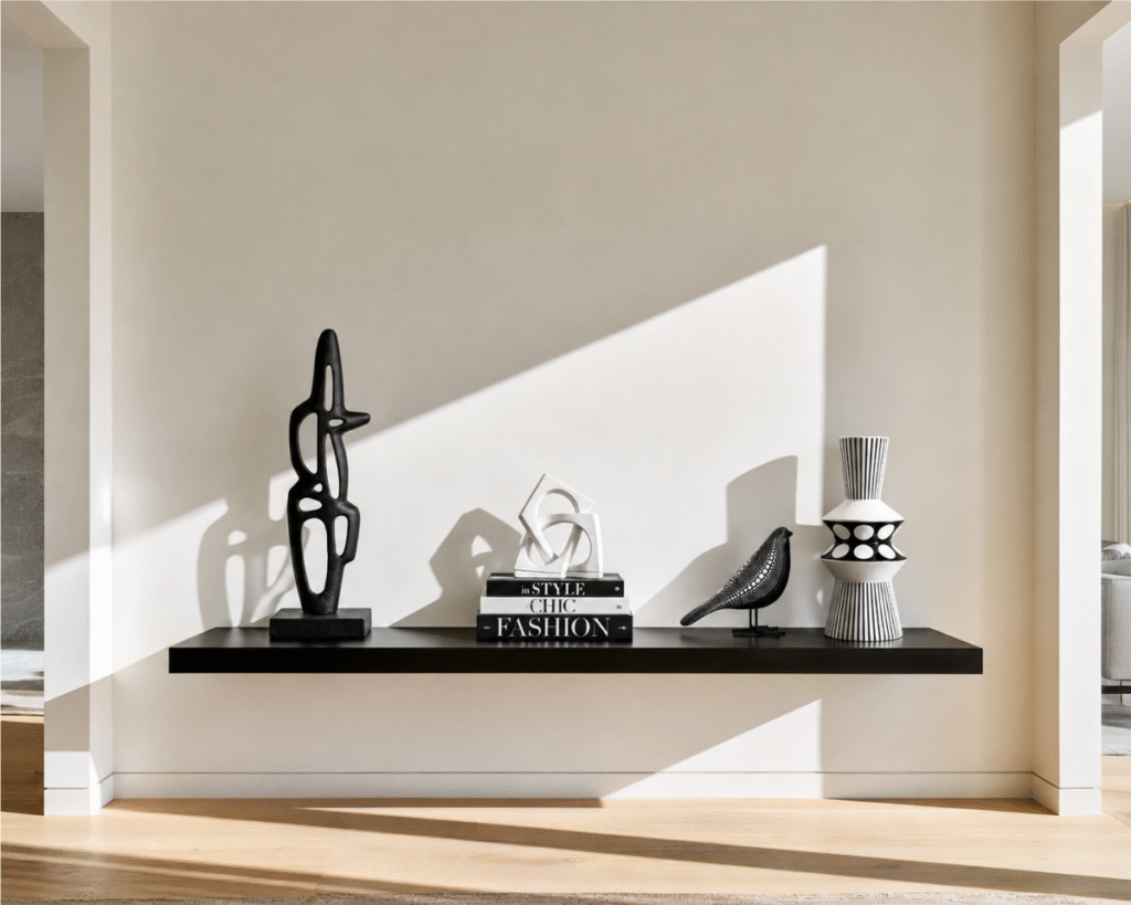 Sculptural Black + White Decor Feature Image