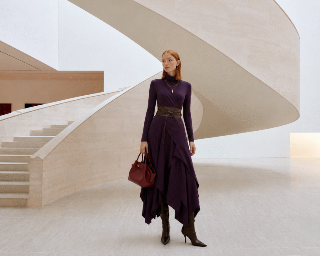 Fashion Look: Sculptural Knit Silhouette Image